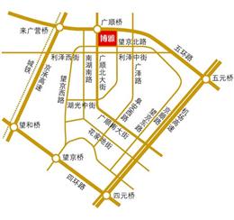 北京博雅国际酒店地图